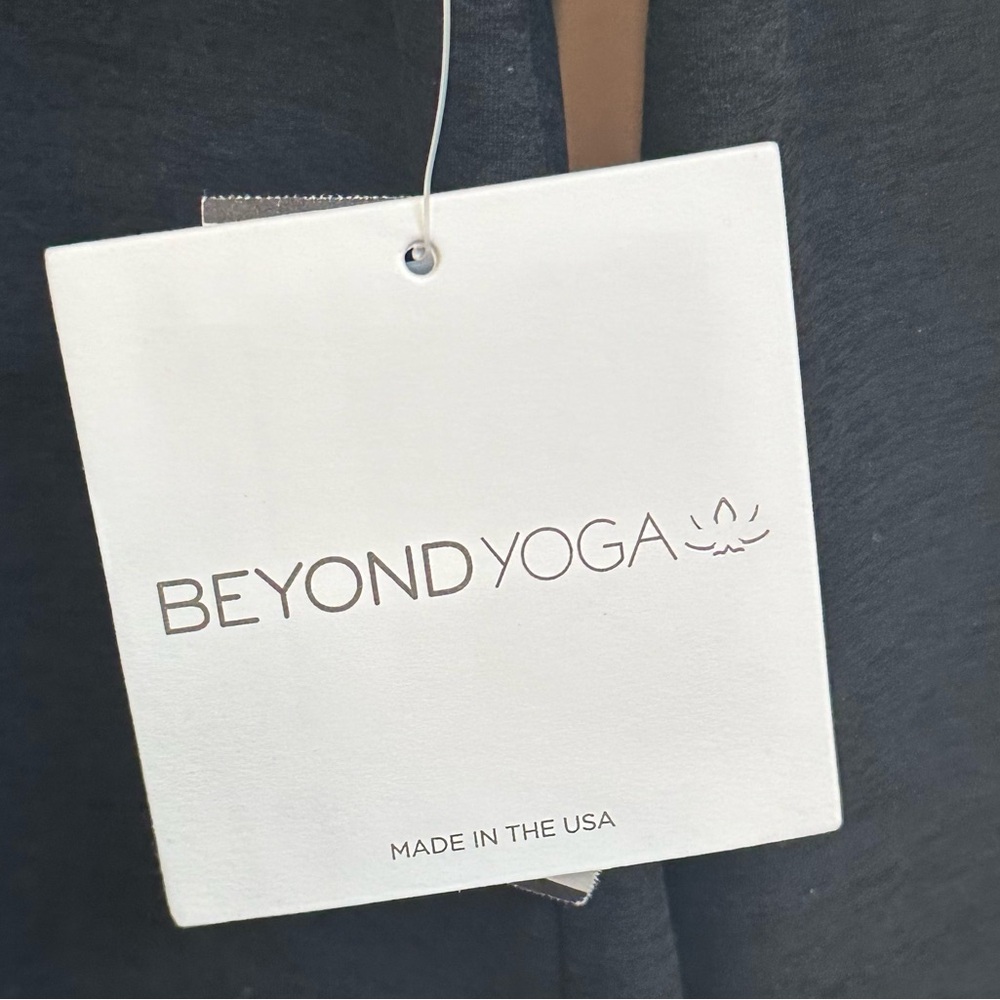 NWT! Beyond Yoga After Dark Space Dye Black Long Sleeve Mini Dress - Large - Picture 7 of 7